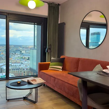 Appartement Urban Global Loft 17th Floor No 17 - Free Garage - Self Check-in - No Deposit