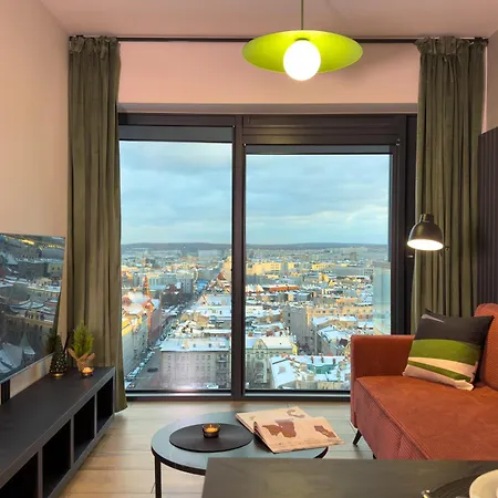 Apartament Urban Global Loft 17th Floor No 17 - Free Garage - Self Check-in - No Deposit