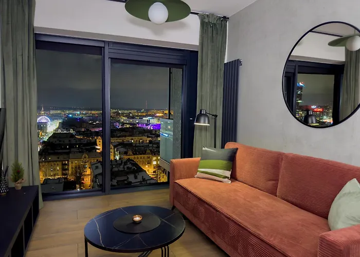 Urban Global Loft 17th Floor No 17 - Free Garage - Self Check-in - No Deposit * Katowice