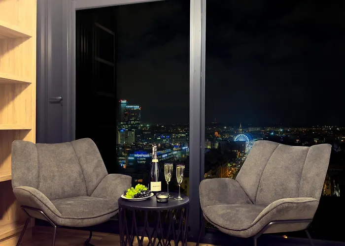 Appartement Urban Global Loft 17th Floor No 17 - Free Garage - Self Check-in - No Deposit