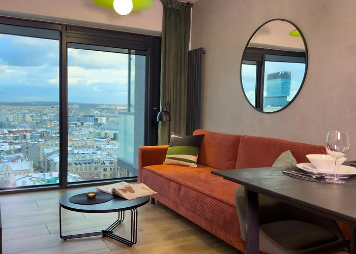 Appartement Urban Global Loft 17th Floor No 17 - Free Garage - Self Check-in - No Deposit