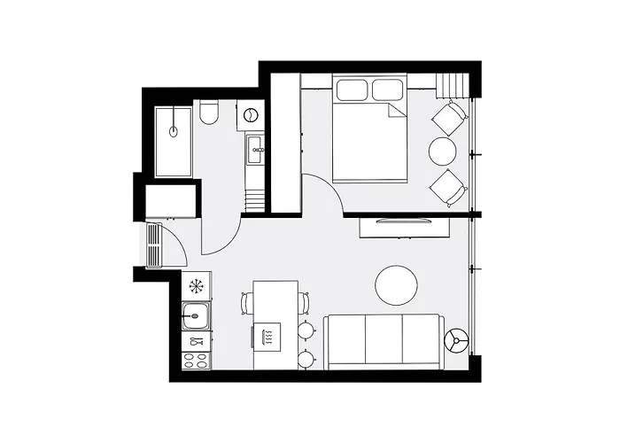 Urban Global Loft 17th Floor No 17 - Free Garage - Self Check-in - No Deposit *